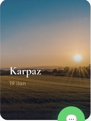 Gazimağusa gün batımı görünümü